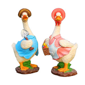 Sculture di animali FRP, cartoni animati sculture di anatra Donald, sculture Creative di anatra Donald, ornamenti di scultura di anatra Donald - Product Image 6