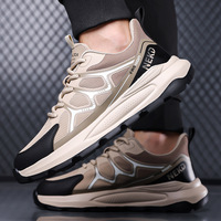 Nouvelles chaussures de sport pour hommes en maille respirante, légères, absorbant les chocs, confortables, pour le campus, à lacets, pour l'automne
