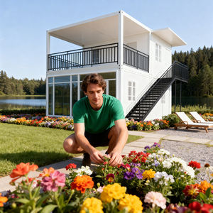 XULV 6x8 DIY 야외 저장 차고 집 키트 쉽게 조립 정원 창고 방수 내구성 금속 건설 - Product Image 3