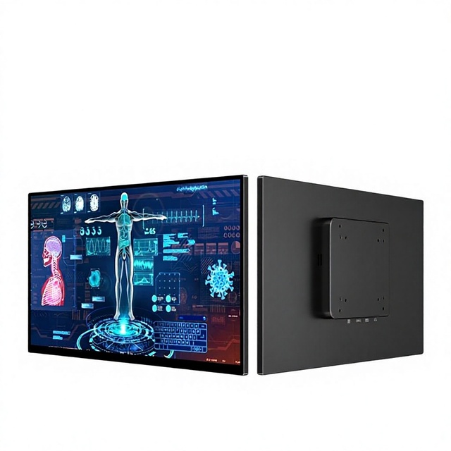 156-inch Industrial Medical Wall-mounted Tablet 133-inch Touch-screen High-definition Surveillance Monitor Control Smart USB New