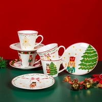 Assiettes de service personnalisées pour les invités de Noël, ensembles de vaisselle, assiettes rennes, vaisselle de Noël, ensemble de vaisselle de table