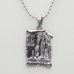 Liontin medali Santo <span class=keywords><strong>Christopher</strong></span> jimat perjalanan santo Katolik Kristen untuk pembuatan perhiasan <span class=keywords><strong>St</strong></span> <span class=keywords><strong>Christopher</strong></span> liontin - Product Image 4