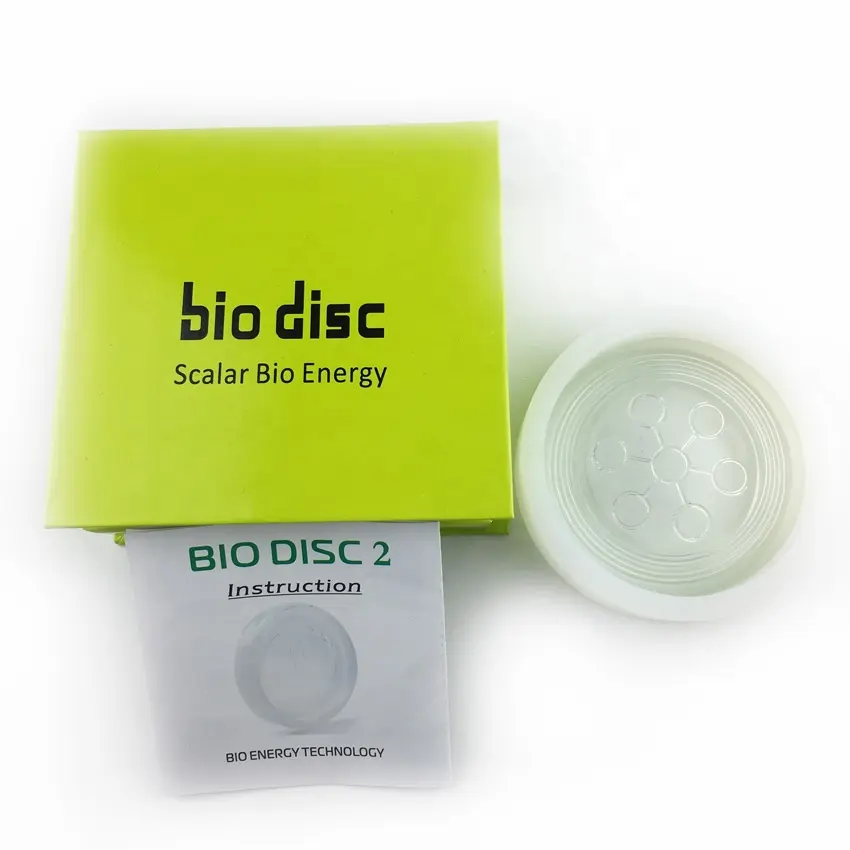 Bio Disc 2 Quantum Bio Energy Disc, bio Schijf 2 Energie Bio Glas Alpha Spin Met Fabriek Prijs En Doos Verpakking