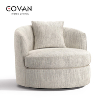 Fauteuils pivotants de style moderne, adaptés aux salons, aux zones de détente et de réception, et à un usage commercial