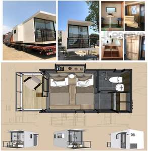 Fábrica profesional prefabricada apartamento prefabricado cabina móvil casa prefabricado cabina Oficina proveedor - Product Image 6