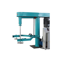 Disperseur de peinture électrique haute vitesse pour peinture latex, mélangeur de peinture efficace avec arbre de dispersion élévateur, machine à mélanger la peinture