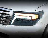 Ensemble de phares LED YM 12 Land Cruiser avec clignotants séquentiels, Plug & Play, ajustement universel, neuf, 12V, 6000K, 70W, 6000lm, garantie 1 an