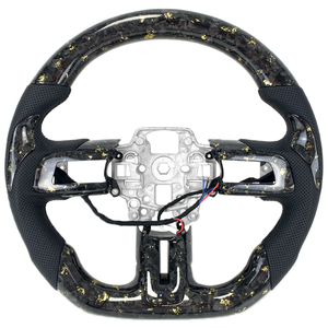 Accesorios Interiores de Coche: Volante de Fibra de Carbono para Ford Mustang GT <span class=keywords><strong>GT350</strong></span> GT500 <span class=keywords><strong>Shelby</strong></span> 2015 a 2023 2.3T EcoBoost - Product Image 4