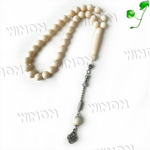 Résine Ambre <span class=keywords><strong>Arabe</strong></span> Tasbih Tesbih Islamique 10mm33pcs Perles de Prière Musulman Islam Subha Sebha Worry Perles Allah Mohammed Ramadan Chapelet - Product Image 5