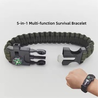 16 en 1 voyage en plein air Camping randonnée SOS équipements tactiques d'autodéfense survie d'urgence kits de premiers soins ensembles