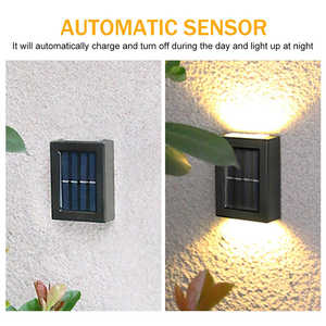 Éclairage extérieur LED solaire-Lampe murale étanche super lumineuse - Product Image 5