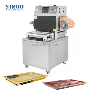 Automatic Modified Atmosphere Packing Machine Vacuum Air Condition Fresh Packaging Machine Tray Vacuum Sealing Machine