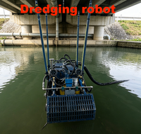Robot de dragage submersible automatique, équipement d'élimination des blocages des égouts urbains