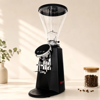 Macinacaffè Elettrico Commerciale 800W, Macinacaffè Professionale per Espresso, Capacità 1.5L con Schermo Touch Digitale