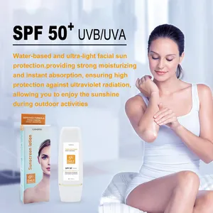 High Quality SPF 50 Vegan Cream Private Label Sunscreen Lotion Hight Quality Skin Care