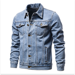 Chaqueta Vaquera Personalizada para Hombre y Mujer, Estilo Urbano, Informal, Tela de Algodón de Primera Calidad, Lavado Personalizado, Etiqueta con Logotipo, Fabricante OEM - Product Image 2