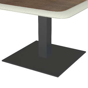 Tables basses miniatures en bois, métal et cuir, style moderne et luxueux, petites tables basses carrées d'angle pour le bureau et la maison - Product Image 4