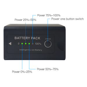 Batería de cámara Digital BP-975 de alta capacidad, 7,4 v, 7800mah, iones de litio para <span class=keywords><strong>Canon</strong></span> XF105, XF100, XF300, C500PL, <span class=keywords><strong>C100</strong></span> - Product Image 5