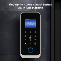 Lector de Tarjetas de Control de Acceso, Resistente al Agua, con Contraseña, IC, ID, NFC, Reconocimiento de Huellas Dactilares, Control de Asistencia y Acceso a Puertas