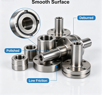 Pièces de bouton-poussoir métalliques CNC personnalisées, acier inoxydable, aluminium, usinage CNC 5 axes de haute qualité, machine-outil à électro-érosion à fil