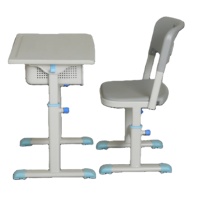 Meubles d'étude pour étudiants Table d'école à hauteur réglable Bureaux et chaises Bureau et chaise pour enfants