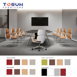 Fauteuil de bureau exécutif ergonomique en cuir de luxe léger, pivotant, avec roulettes mobiles, confortable, pour bureau à domicile, vente en gros - Product Image 5