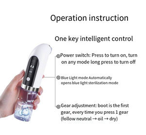 Aspiratore <span class=keywords><strong>per</strong></span> Pori Ricaricabile con Ciclo d'Acqua, Pulitore <span class=keywords><strong>per</strong></span> Naso e Viso, Rimozione <span class=keywords><strong>Punti</strong></span> <span class=keywords><strong>Neri</strong></span>, Strumento <span class=keywords><strong>per</strong></span> Rimuovere Acne e Brufoli - Product Image 5