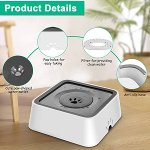 Pet flotante de bebedor de agua No mojar la boca salpicaduras de agua de gato No derrame dispensador de agua portátil prueba de derrames de <span class=keywords><strong>perro</strong></span> - Product Image 5