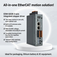 Controlador de Motor Paso a Paso de Doble Eje EtherCAT, Accionamiento de Motor de Bucle Abierto, 16 Entradas, 8 Salidas, Bus de Campo Industrial para Modelos de Control Automatizado