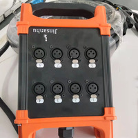 Câble audio multipaire XLR professionnel portable 8 canaux 30m TC2-8 avec boîtier de scène pour sonorisation en direct