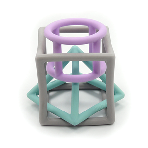 Đồ Chơi Trẻ Em <span class=keywords><strong>Teether</strong></span> Set Cấp Thực Phẩm Silicone BPA Free Siêu Mềm Vuông Tam Giác Vòng Tròn Phong Cách Mọc Răng Đồ Chơi Giáo Dục Teethers - Product Image 2