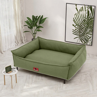 Nid pour animaux de compagnie Oxford, rectangulaire, détachable, lavable, en polycoton, doux et confortable, lit pour chien et chat, universel quatre saisons, antidérapant, anti-humidité