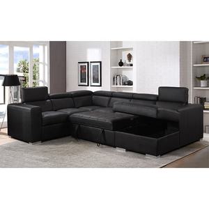 أريكة سرير عصرية من المصنع، طقم أريكة على شكل حرف U لغرفة المعيشة مع مقعد زاوية ومقعد حب وكرسي استرخاء - Product Image 3