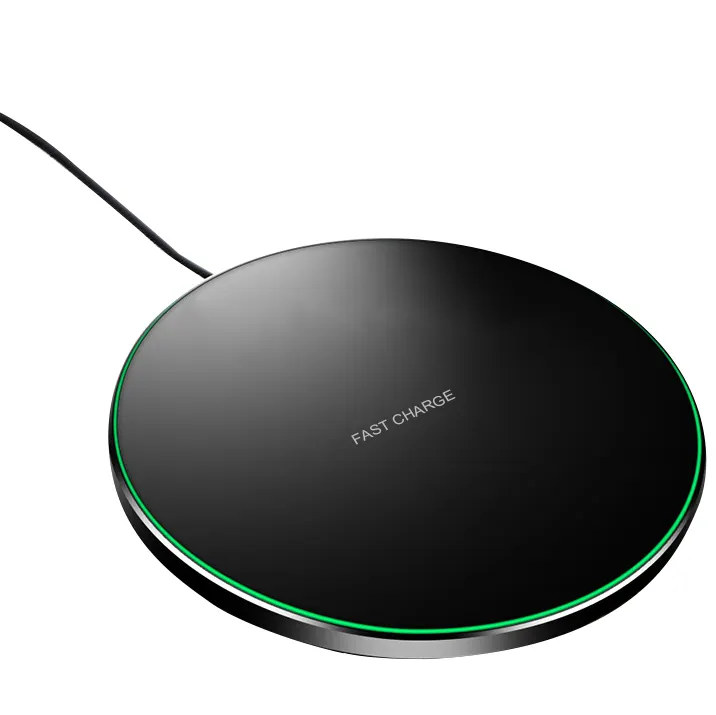 Hot Sales Q21 15W Ultra Thin Fast Universal Desk Wireless Charger Fast Charging Wireless For Mobile Phone