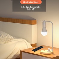 Ampoule LED de sol en aluminium Alison 24G AC Smart WiFi avec télécommande, gradation progressive, réglage des couleurs et contrôle par téléphone E26