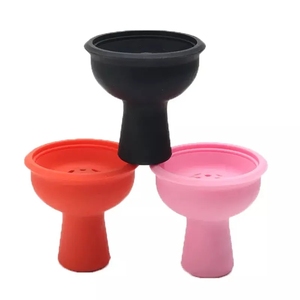3 colores, olla Shisha barata, venta al por mayor, accesorios Shisha de silicona, cabeza de cachimba, accesorios para fumar, cuenco de cachimba - Product Image 1