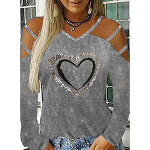 T-shirt décontracté à manches courtes et manches courtes pour femme, vêtement décontracté, sexy, mode été, 2024 - Product Image 4