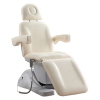 Tête de salon spa chaise de massage réglable électrique visage cils incurvés lit de beauté