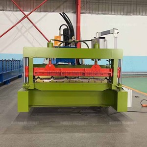 Trapezoidal Roof Panel Roll Forming Machine G550 | Hydraulic Steel <b>Sheet</b> Making Machine For Curving Roofing In Thailand Myanmar - Product Image 2