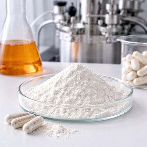 Fournisseur d'usine de résveratrol fermenté en poudre à 99% pour compléments alimentaires, haute pureté, ISO CAS 501-36-0 - Product Image 1