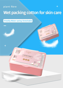 Lingettes démaquillantes en coton pour le visage, carrées, élastiques, douces, économiseuses d'eau, vente en gros d'usine - Product Image 3