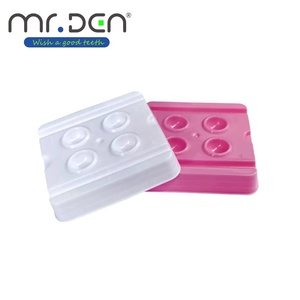 Mr.Den Pink 2/4 pozzetti dentale monouso <span class=keywords><strong>Dappen</strong></span> piatto di miscelazione usa e getta Tatoo inchiostro vassoio monouso ecologico piatto di miscelazione - Product Image 2