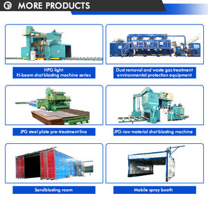 Passage de brunissage efficace de nettoyage par le type acier en forme de H de machine de soufflage de sable - Product Image 6