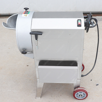 Commerciële aardappelgroenten Banaansnijmachine Fruit snijmachine Snijmachine met elektrische motor Energiebesparend Lange levensduur