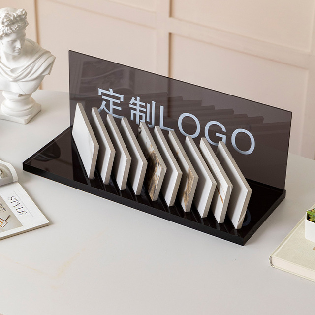 Acrylic Tile, Stone Slab Sample Display Rack, Stone Material, Marble Small  Tile Showroom Displays Stand