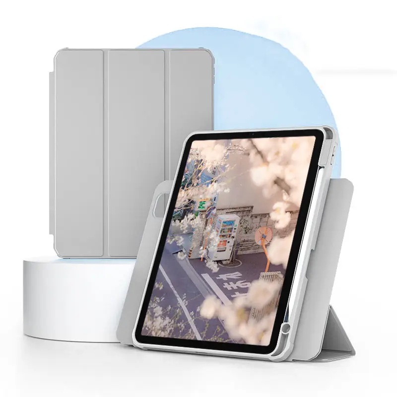 High Protective Clear Abnehmbare 360-Grad-Rückseite für iPad mini 6 Tablet-Abdeckung für iPad mini 6 mit Stift halter