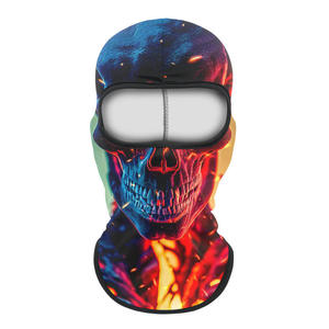 Masque facial classique en soie glacée anti-UV avec motif de crâne, balaclava pour moto et <span class=keywords><strong>vélo</strong></span>, pour la conduite et le cyclisme - Product Image 1