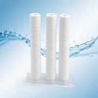 Cartouche filtrante en polypropylène (PP) de 20 pouces, 0,5-150 microns, pour le traitement de l'eau, pré-filtration des sédiments, 500 L/H