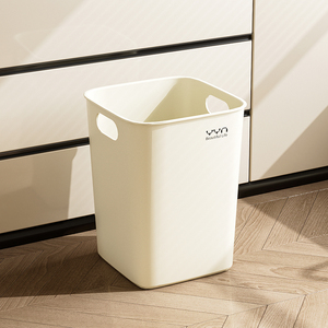 Hình chữ nhật Nhựa thùng rác có thể cho hộ gia đình và sử dụng thương mại lidless thiết kế cho ngoài trời và phòng tắm phong cách Thùng rác có thể - Product Image 4