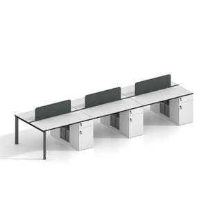 Đồ nội thất hiện đại 6 người văn phòng làm việc trạm phân vùng Bàn đồ nội thất mô-đun văn phòng cubicle bàn làm việc - Product Image 4